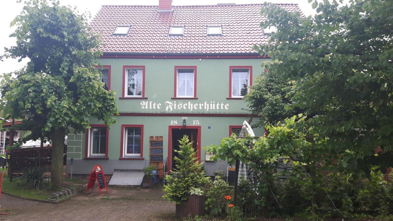 Gasthof Alte Fischerhütte Altfriesack Exterior foto